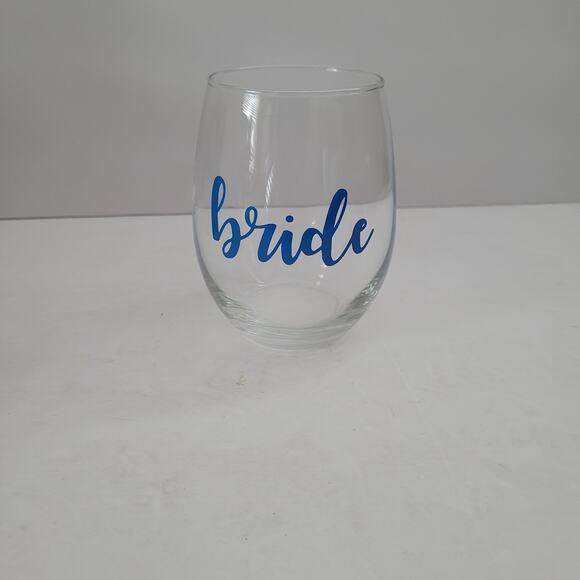 Bride Stemless Wine Glass - Picture 2 of 7